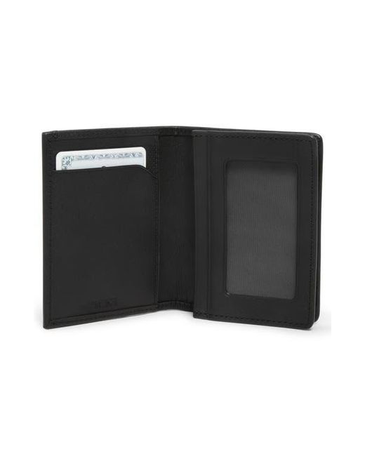 Tumi Black Alpha Gusseted Card Case for men