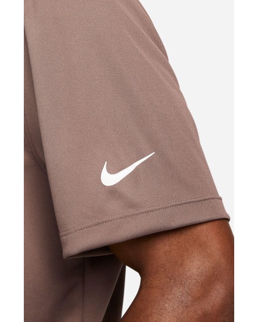Nike Black Dri-fit Piqué Golf Polo for men