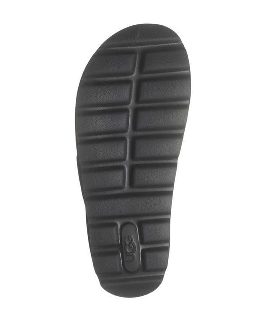 Ugg Black Sungaze Platform Slide Sandal