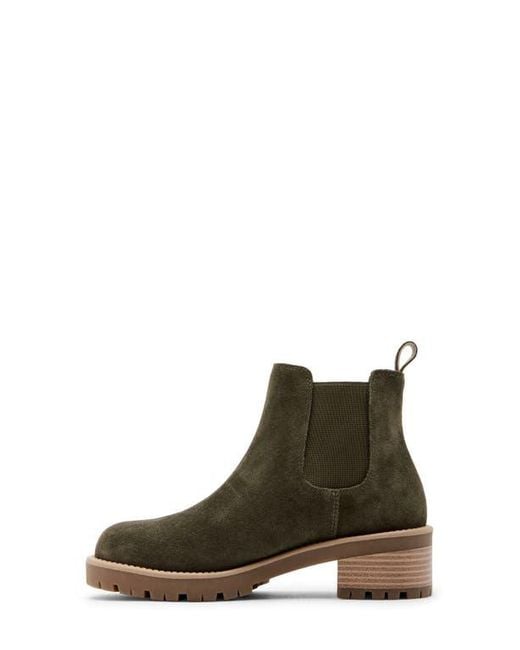 Blondo Green Waterproof Suede Chelsea Boots