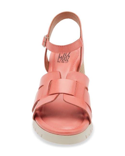Miz Mooz Pink Mackenzie Wedge Sandal