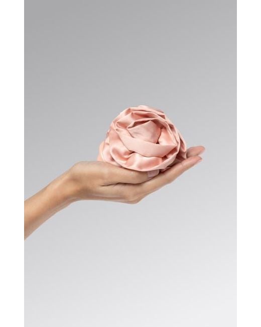 Kitsch Pink Rosette Cloud Hair Clip
