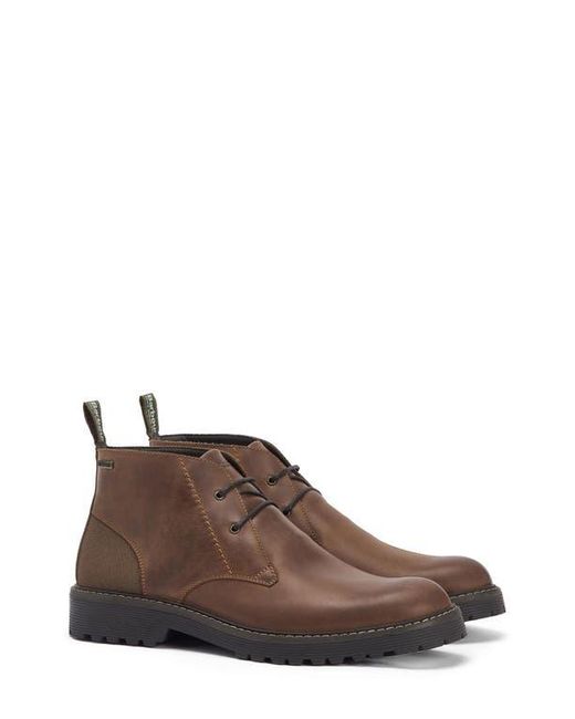 Barbour Brown Maxwell Waterproof Chukka Boot for men