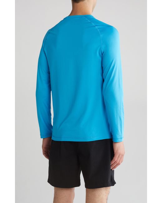 Hurley Blue Crossover Long Sleeve Graphic T-shirt for men
