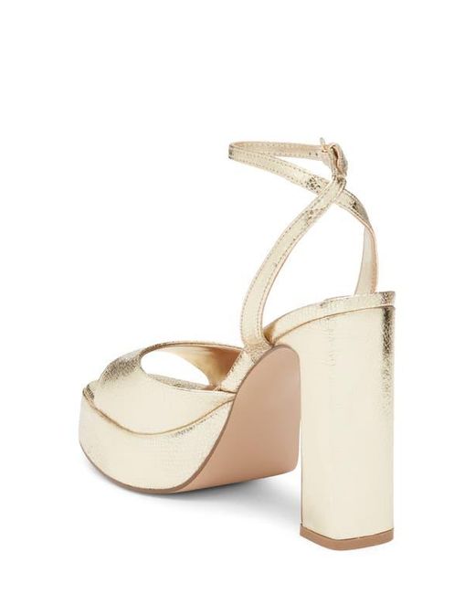 Steve Madden Natural Kymmee Platform Pump