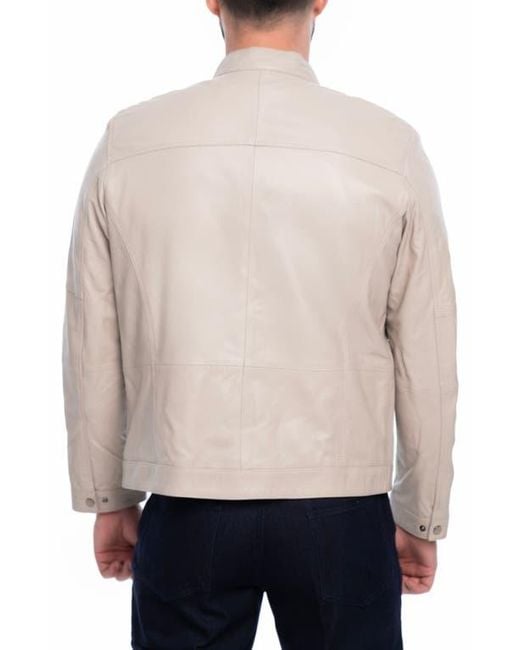 VELLAPAIS Natural Soft Leather Jacket for men