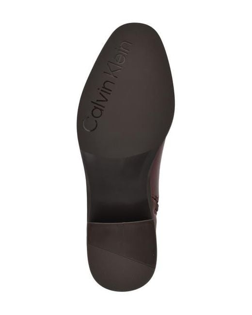 Calvin Klein Purple Jansen Bootie