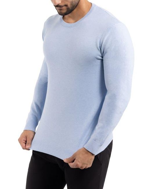 Xray Jeans Blue Crewneck Knit Pullover Sweater for men