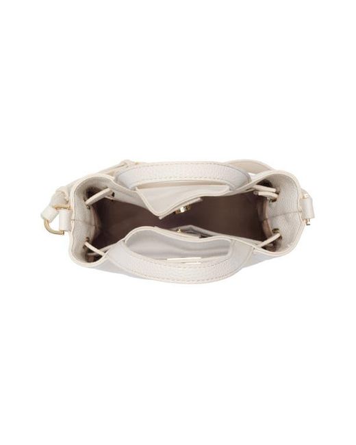 Tahari Natural Pebble Bucket Bag