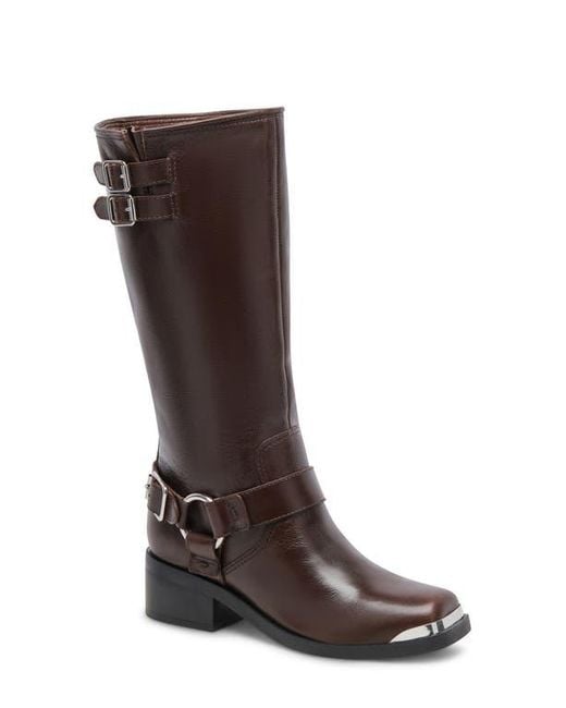 Dolce Vita Brown Evi Leather Moto Boot