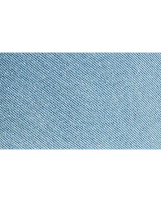 David & Young Blue Frayed Denim Cowboy Hat