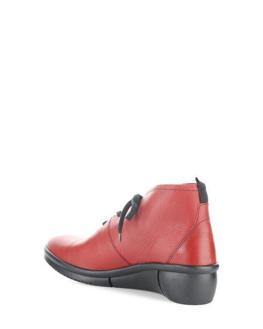Softinos Red Wedge Bootie