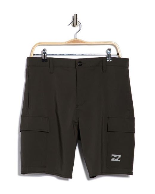 Billabong Black Quinn Hybrid Shorts for men