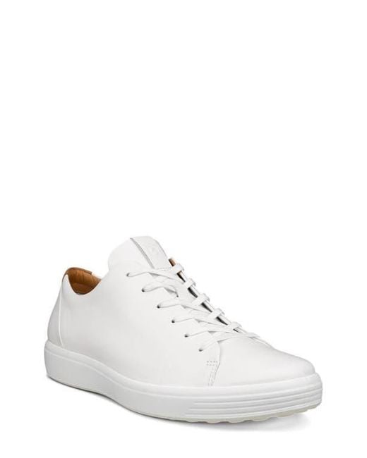 Ecco White Soft 7 Premier Sneaker for men