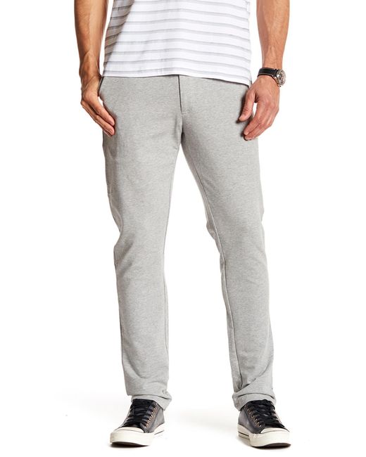 Kenneth Cole Gray Zip Fly Sweatpants for men