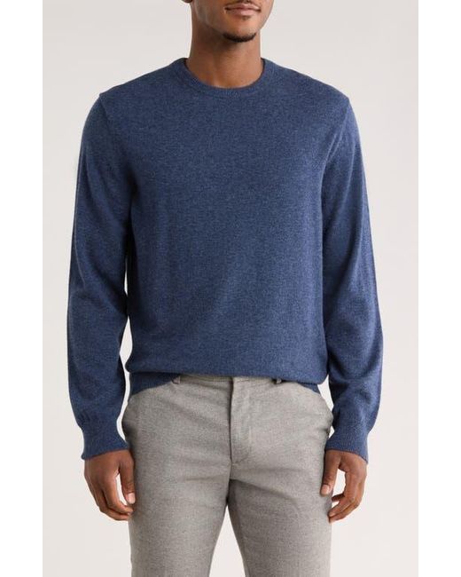 Rodd & Gunn Blue Wool & Cashmere Crewneck Sweater for men