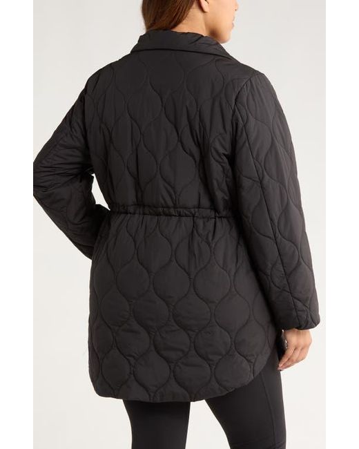 Zella Black Skyline Quilted Jacket