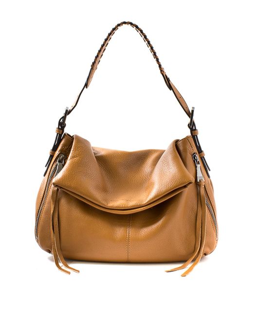 Aimee Kestenberg Brown Leather Bali Hobo Bag