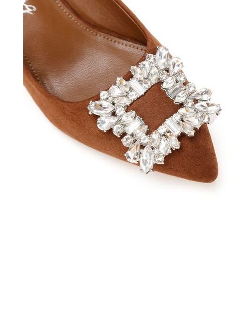 LONDON RAG Brown Peyton Pointed Toe Pump