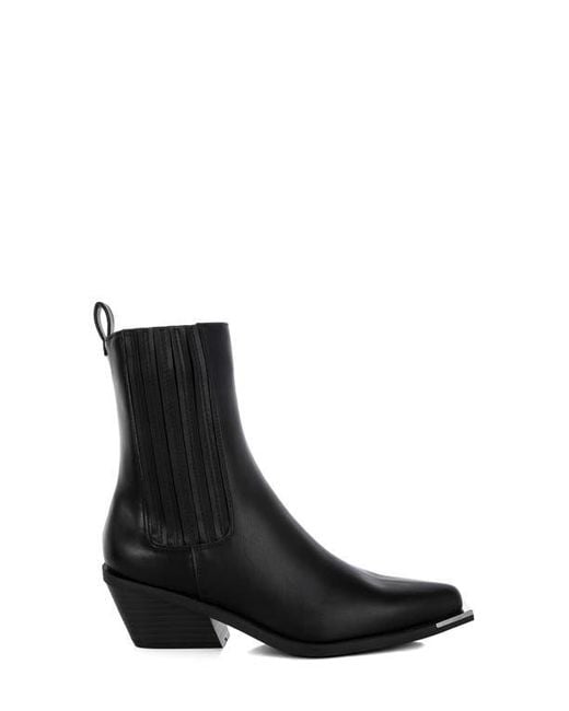 LONDON RAG Black Jeffers Western Bootie