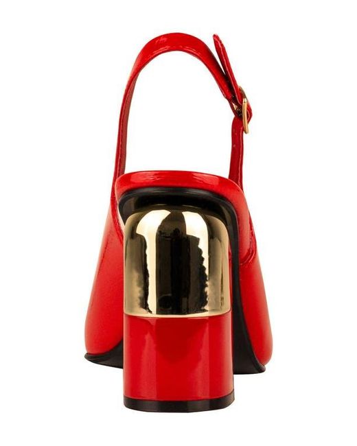Ninety Union Red Nova Slingback Pump