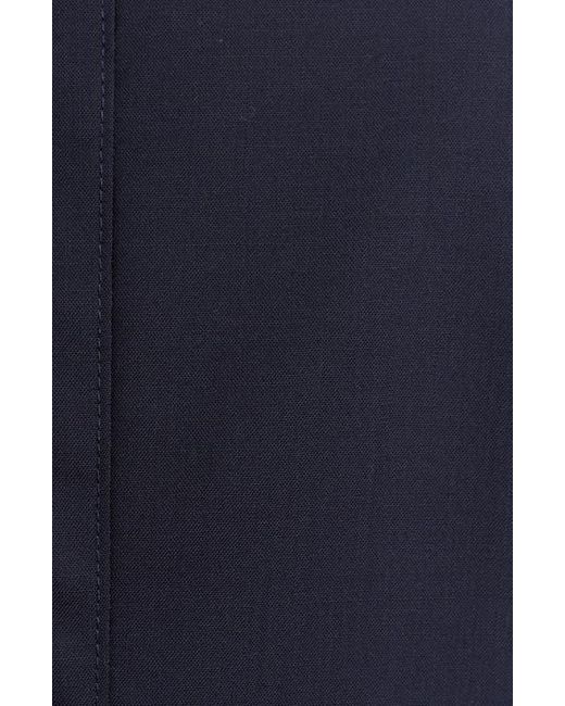 Flynt Blue Journey Solid Wool Sport Coat for men