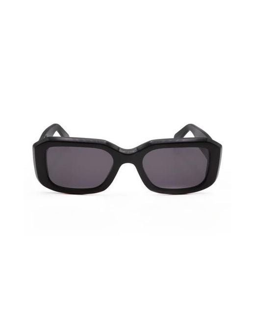 Retrosuperfuture Blue 53Mm Wrap Sunglasses