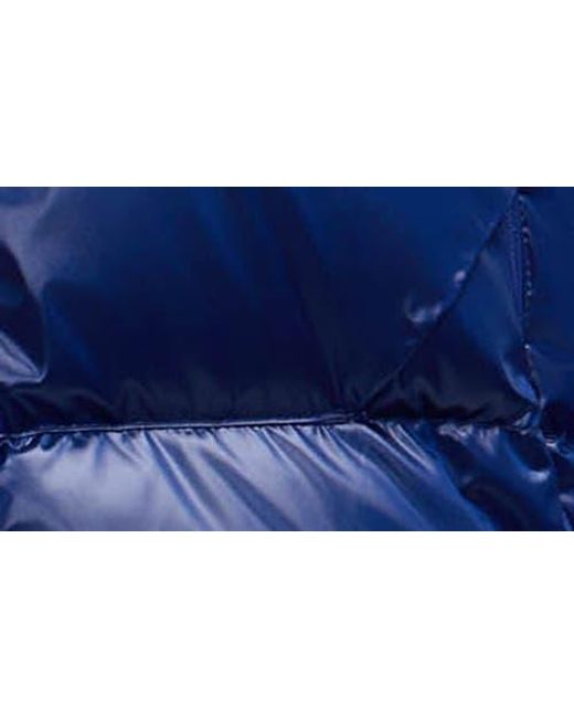 Scotch & Soda Blue Vivienne Boxy Water Repellent Quilted Down Jacket