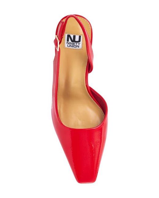 Ninety Union Red Rain Slingback Pump