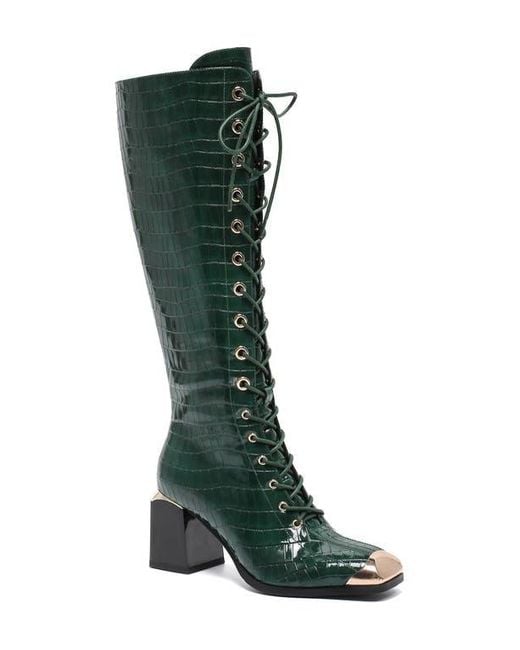 Ninety Union Green Fuji Cap Toe Boot