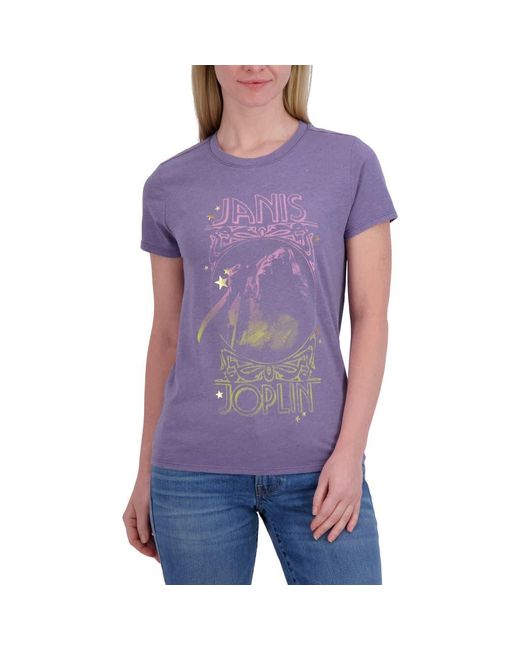 Lucky Brand Janis Joplin Frame Graphic T-Shirt in Purple | Lyst