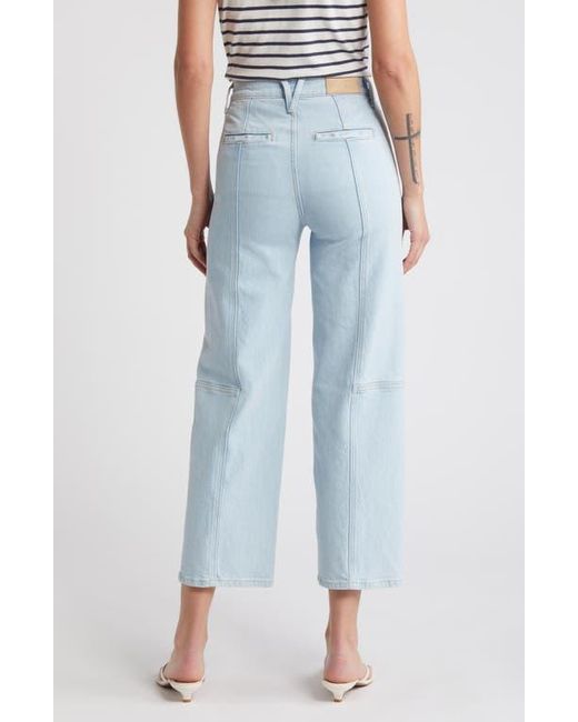 Rails Blue Getty High Waist Crop Utility Jeans