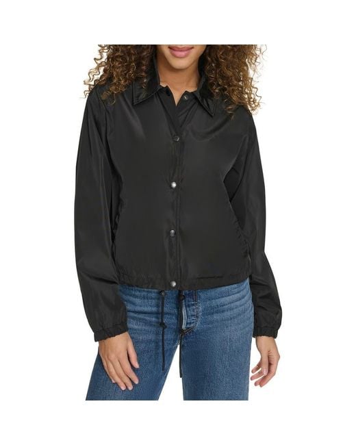 Champion Black Cropped Coached Jacket