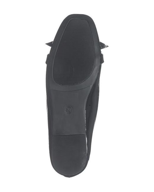 Rachel Roy White Blink Grommet Bow Flat