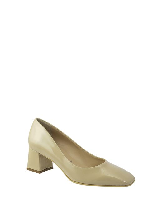 Ron White Natural Lizbeth Patent Pump In Nude At Nordstrom Rack