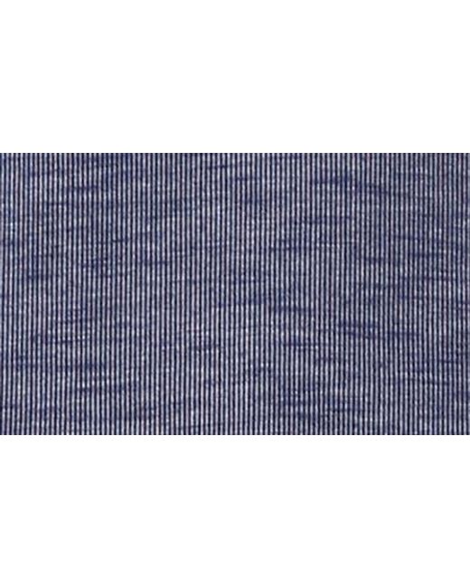 Bugatchi Blue Quarter Zip Performance Pullover for men