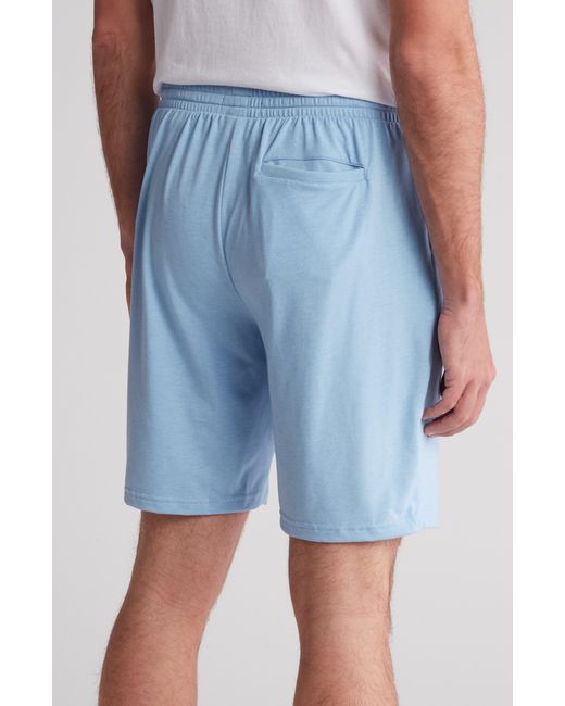 Nordstrom Blue Stretch Knit Lounge Shorts for men