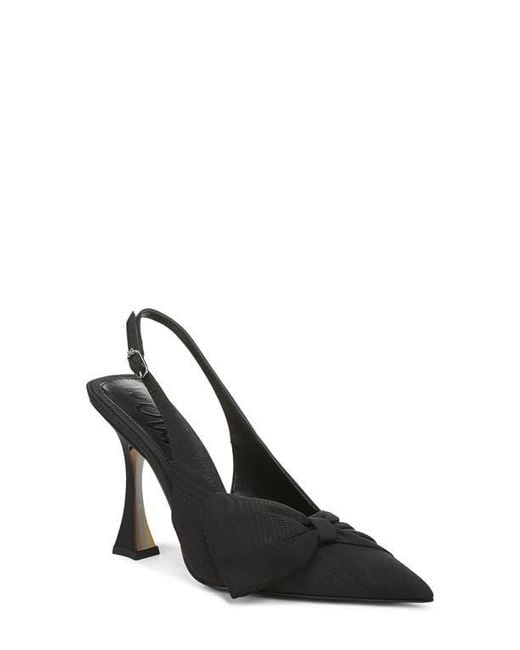 Sam Edelman Black Onia Pointed Toe Slingback Pump