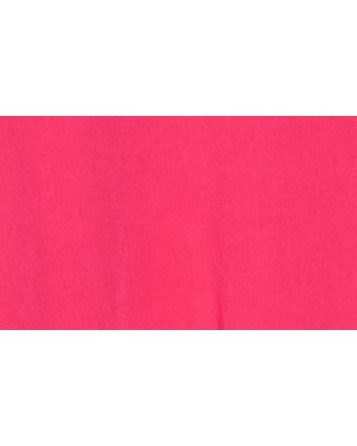 Tahari Pink Split Neck Shirt
