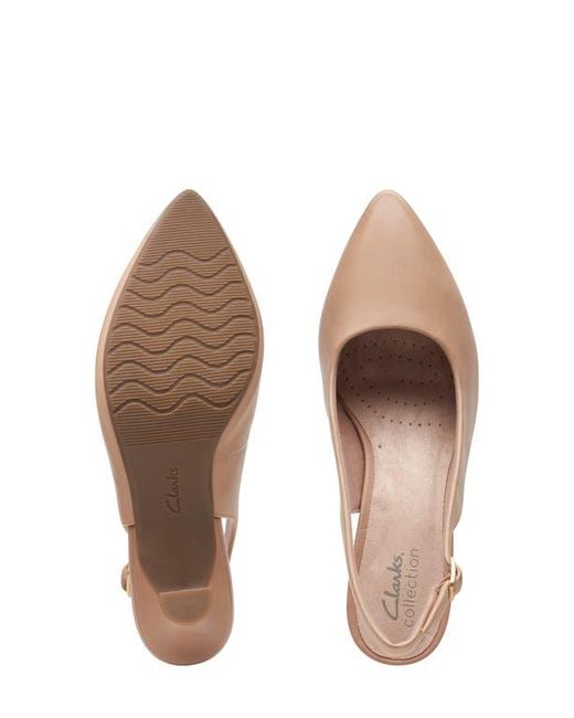 Clarks Pink Kataleyna Step Slingback Pump