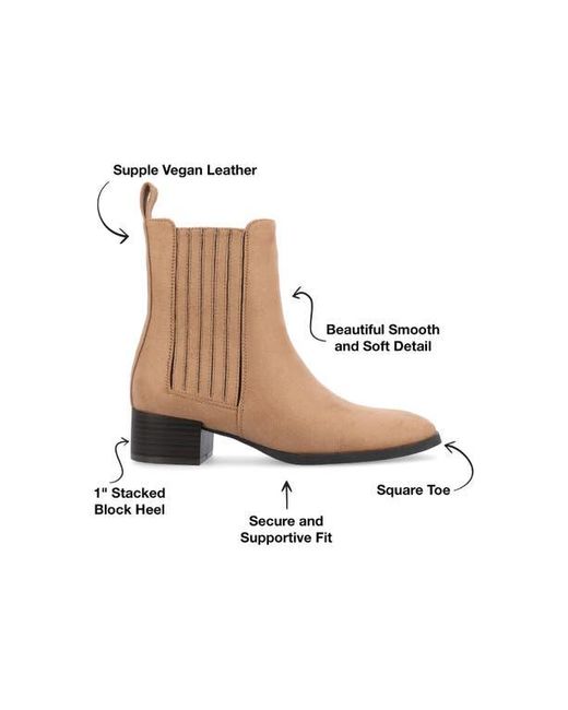 Journee Collection Brown Wrenley Bootie