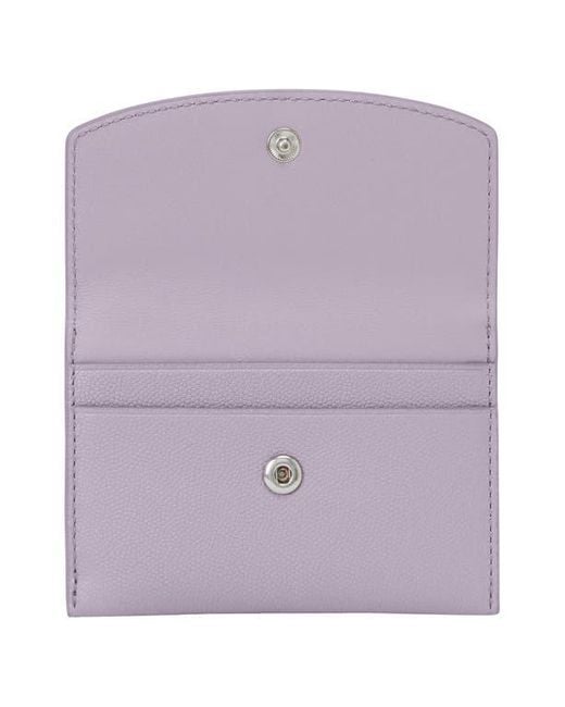 Tumi Purple Flap Card Case