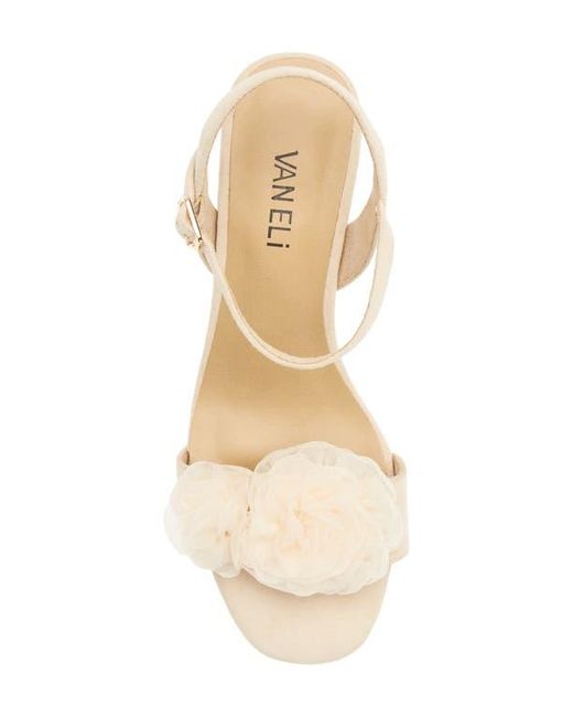 Vaneli Natural Lapis Rosette Sandal