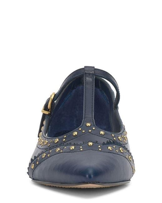 Vince Camuto Blue Valkie Pointed Toe Flat