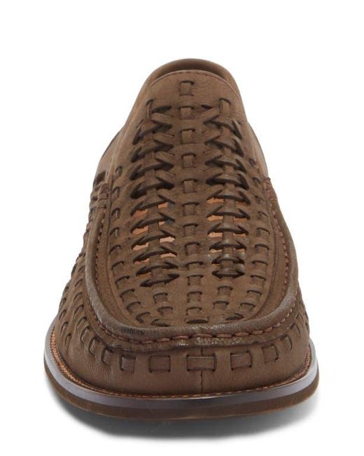 Steve Madden Brown Gaetano Woven Loafer for men