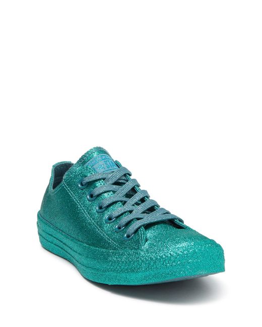 Converse Blue Brittany Glitter Oxford Sneaker