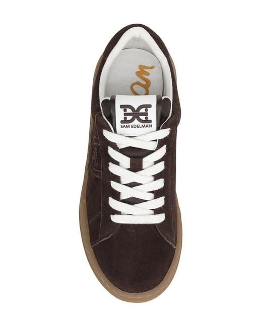 Sam Edelman Brown Rhea Platform Sneaker