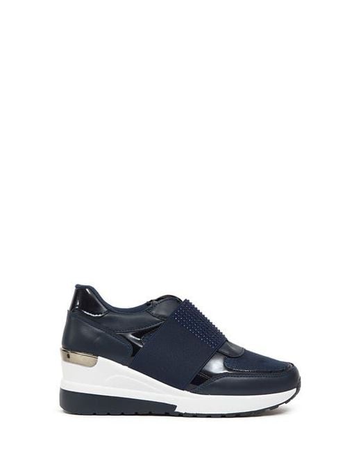 Ninety Union Blue South Beach Wedge Sneaker