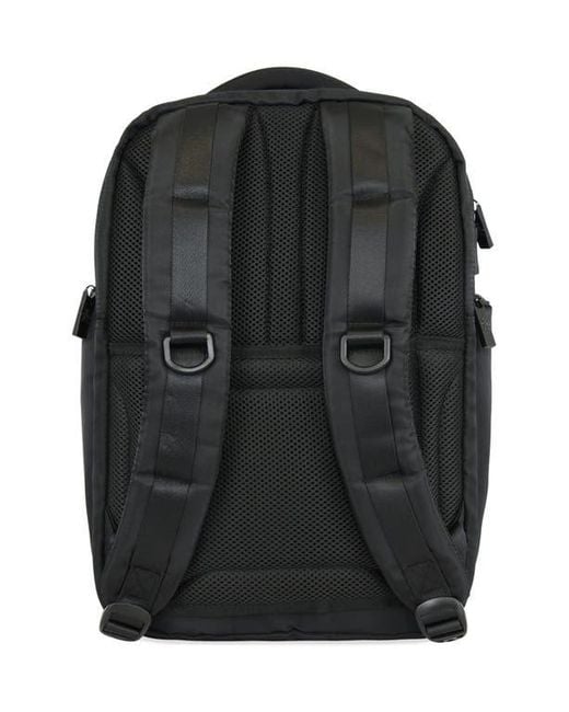 Original Penguin Black Zip Nylon Backpack for men
