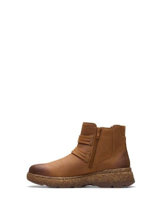 Clarks Brown Noralyn Strap Boot